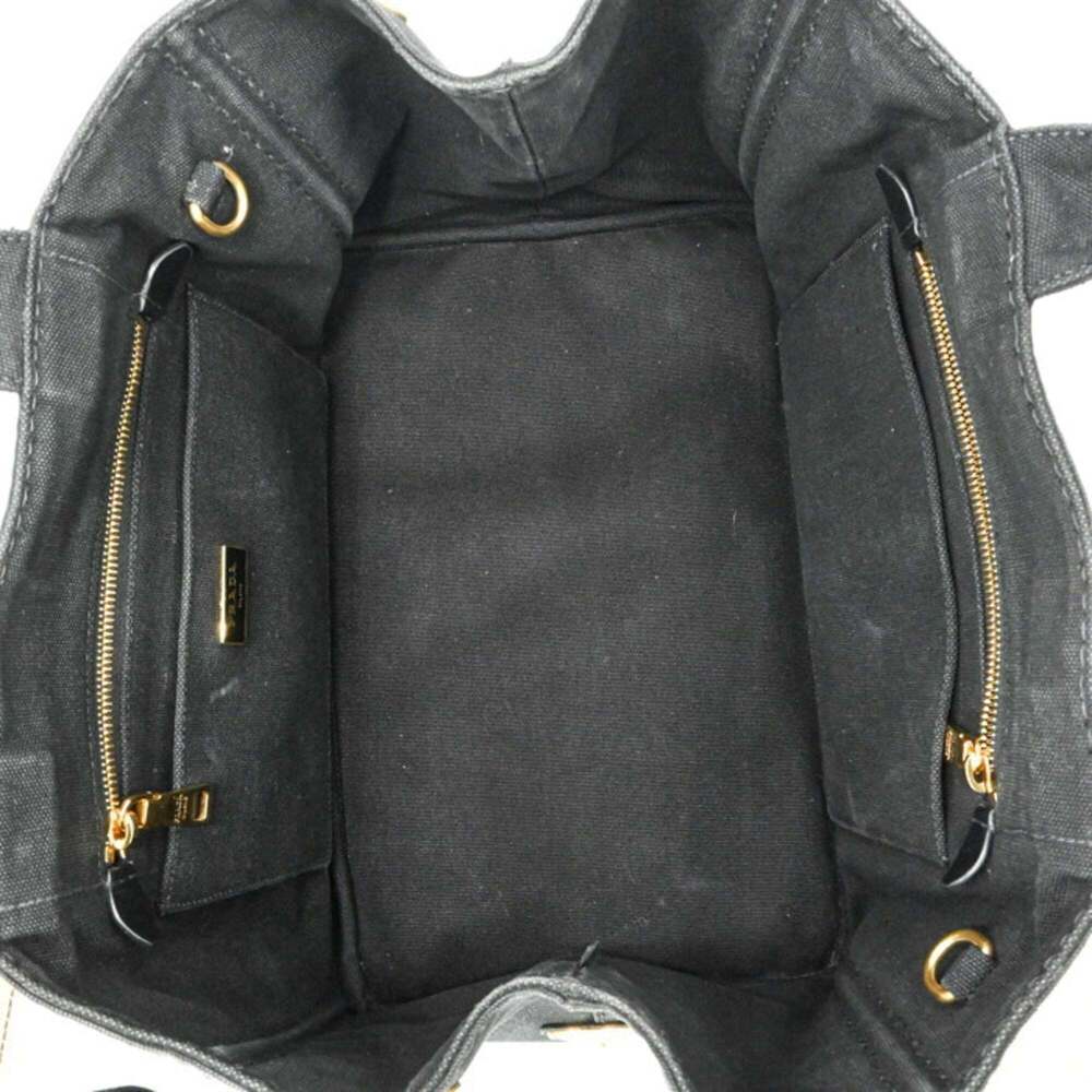 PRADA Black Canvas Shoulder Bag - Picture 10 of 16